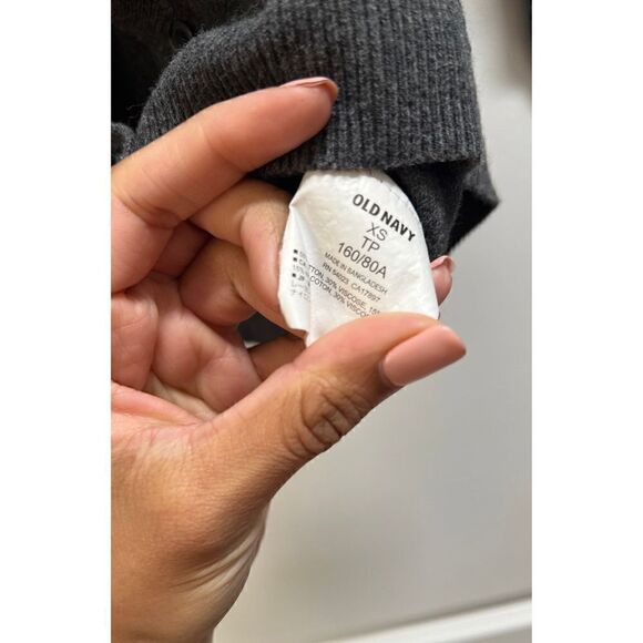 Old Navy Grey Classic Button down knit Cardigan - Picture 3 of 3